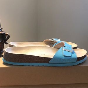 🌟 Vintage Birkenstock Madrid Tula Turquoise 9.5🌟